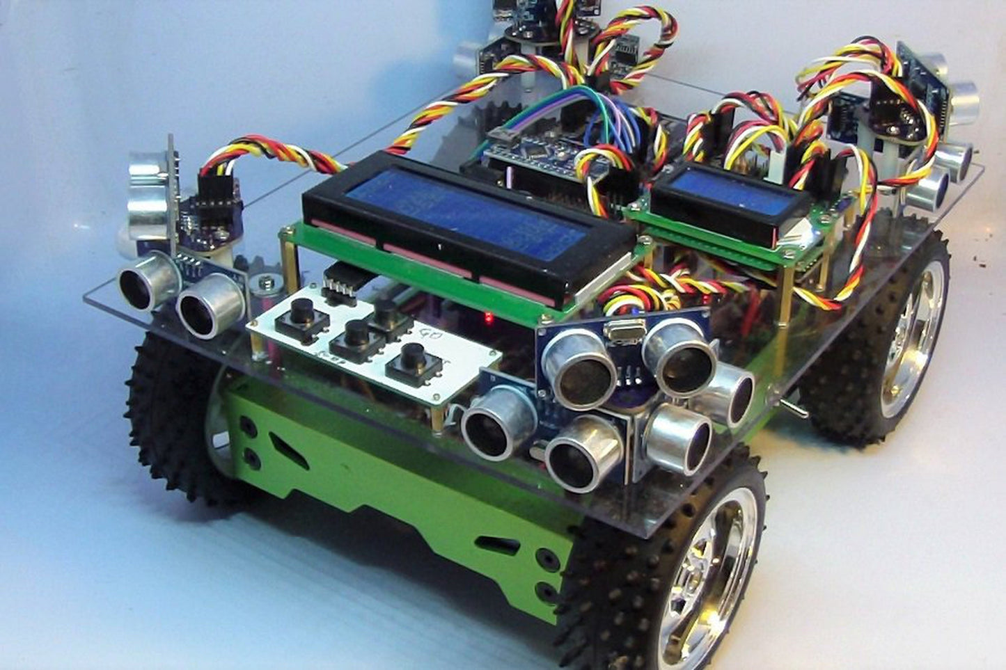 OctosonarX2 - connect 16 x HC-SR04 to Arduino