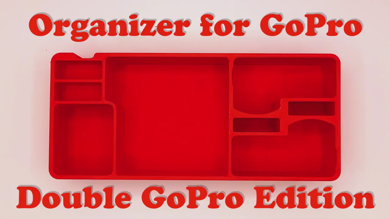 Case Insert for 2 GoPro Hero & Charger - The Double